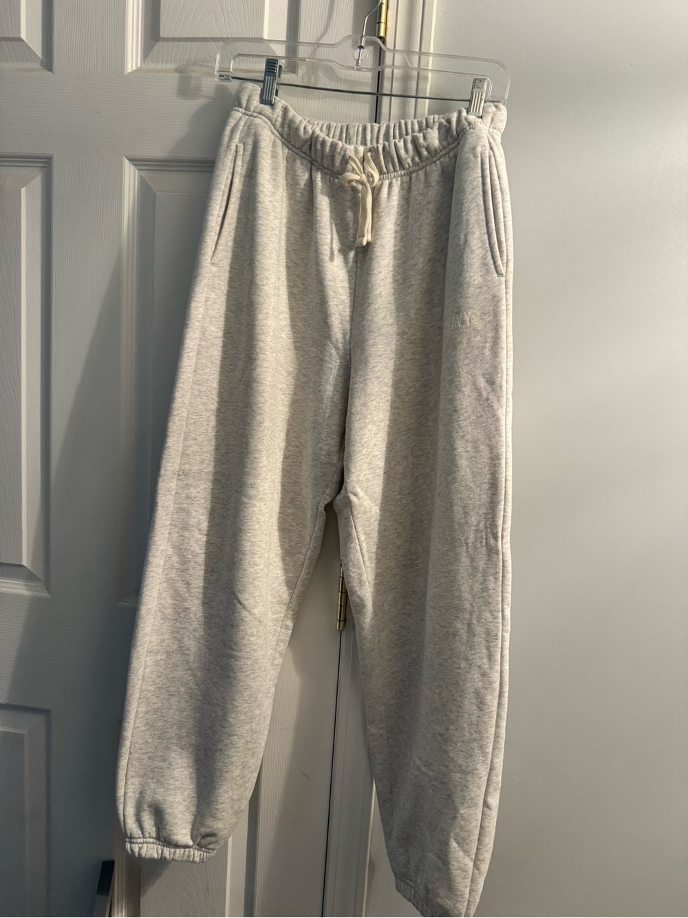 Old Navy Light Gray Drawstring Joggers